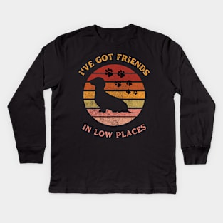 i've got friends in low places Kids Long Sleeve T-Shirt